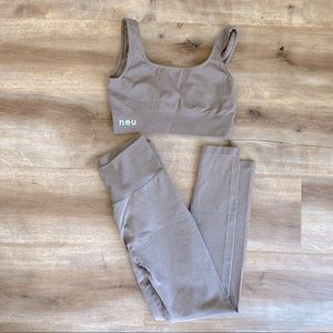 NEU Apparel matching leggings and bra